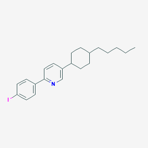 molecular formula C22H28IN B413986 2-(4-Iodophenyl)-5-(4-pentylcyclohexyl)pyridine 