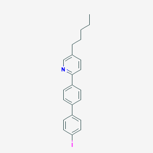 molecular formula C22H22IN B413993 2-[4-(4-Iodophenyl)phenyl]-5-pentylpyridine CAS No. 118182-91-5