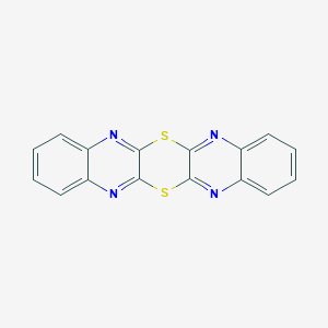 molecular formula C16H8N4S2 B414000 5,7,12,14-Tetraaza-6,13-dithiapentacene 