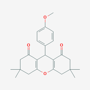 molecular formula C24H28O4 B414005 9-(4-Methoxyphenyl)-3,3,6,6-tetramethyl-3,4,5,6,7,9-hexahydro-1H-xanthene-1,8(2H)-dione CAS No. 19419-25-1