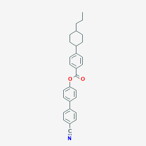 molecular formula C29H29NO2 B414014 4-(4-Propyl-cyclohexyl)-benzoic acid 4'-cyano-biphenyl-4-yl ester 