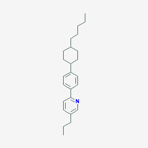 molecular formula C25H35N B414025 2-[4-(4-Pentylcyclohexyl)phenyl]-5-propylpyridine 