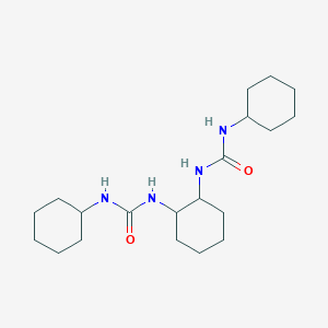 molecular formula C20H36N4O2 B4140463 N',N'''-1,2-cyclohexanediylbis(N-cyclohexylurea) CAS No. 303092-38-8