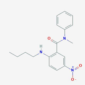 molecular formula C18H21N3O3 B4141004 2-(butylamino)-N-methyl-5-nitro-N-phenylbenzamide 