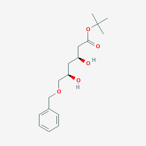 B041412 2,4-Dideoxy-6-O-(phenylmethyl)-L-threo-hexonic Acid tert-Butyl Ester CAS No. 215876-09-8
