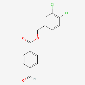 molecular formula C15H10Cl2O3 B4141583 3,4-dichlorobenzyl 4-formylbenzoate 