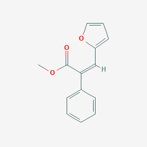 molecular formula C14H12O3 B414179 Methyl 3-(2-furyl)-2-phenylacrylate 