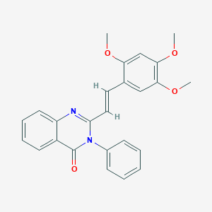 3-phenyl-2-[2-(2,4,5-trimethoxyphenyl)vinyl]-4(3H)-quinazolinone