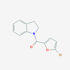 molecular formula C13H10BrNO2 B414206 1-(5-Bromo-2-furoyl)indoline CAS No. 301355-39-5