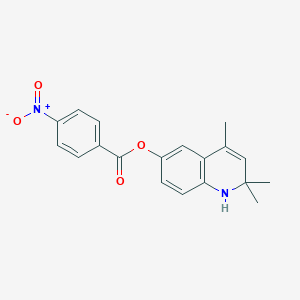 (2,2,4-trimethyl-1H-quinolin-6-yl) 4-nitrobenzoate