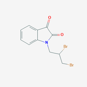 molecular formula C11H9Br2NO2 B414234 1-(2,3-dibromopropyl)-1H-indole-2,3-dione 