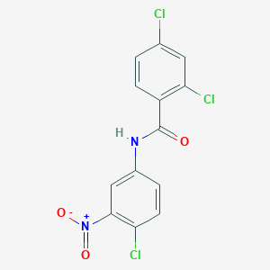 molecular formula C13H7Cl3N2O3 B414260 2,4-dichloro-N-(4-chloro-3-nitrophenyl)benzamide 