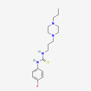 N-(4-FLUOROPHENYL)-N'-[3-(4-PROPYLPIPERAZINO)PROPYL]THIOUREA