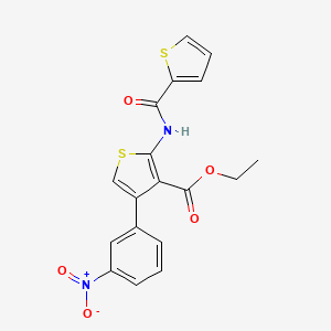 ethyl 4-(3-nitrophenyl)-2-[(2-thienylcarbonyl)amino]-3-thiophenecarboxylate