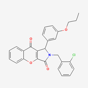 2-(2-chlorobenzyl)-1-(3-propoxyphenyl)-1,2-dihydrochromeno[2,3-c]pyrrole-3,9-dione