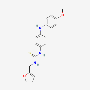 N-(2-furylmethyl)-N'-{4-[(4-methoxyphenyl)amino]phenyl}thiourea