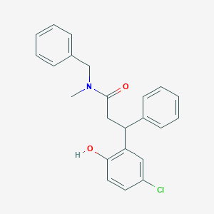 N-benzyl-3-(5-chloro-2-hydroxyphenyl)-N-methyl-3-phenylpropanamide