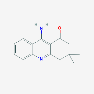 molecular formula C15H16N2O B414289 9-Amino-3,3-dimethyl-3,4-dihydro-1(2H)-acridinone CAS No. 130186-64-0