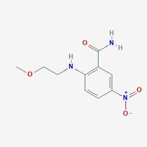 2-(2-Methoxyethylamino)-5-nitrobenzamide