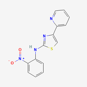 N-(2-nitrophenyl)-4-pyridin-2-yl-1,3-thiazol-2-amine