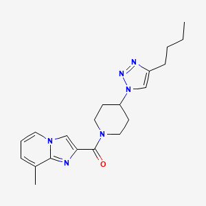 2-{[4-(4-butyl-1H-1,2,3-triazol-1-yl)-1-piperidinyl]carbonyl}-8-methylimidazo[1,2-a]pyridine trifluoroacetate