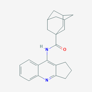 N-(2,3-dihydro-1H-cyclopenta[b]quinolin-9-yl)adamantane-1-carboxamide