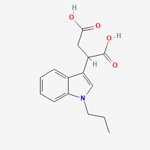 2-(1-propyl-1H-indol-3-yl)succinic acid