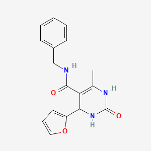 N-benzyl-4-(furan-2-yl)-6-methyl-2-oxo-3,4-dihydro-1H-pyrimidine-5-carboxamide