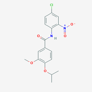 N-(4-chloro-2-nitrophenyl)-4-isopropoxy-3-methoxybenzamide