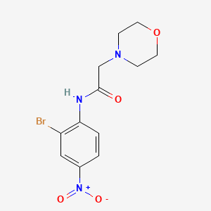 N-(2-bromo-4-nitrophenyl)-2-(morpholin-4-yl)acetamide