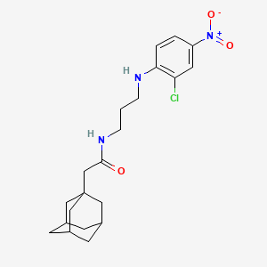 2-(1-adamantyl)-N-{3-[(2-chloro-4-nitrophenyl)amino]propyl}acetamide