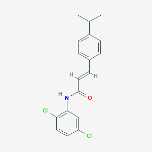 molecular formula C18H17Cl2NO B414337 N-(2,5-dichlorophenyl)-3-(4-isopropylphenyl)acrylamide 