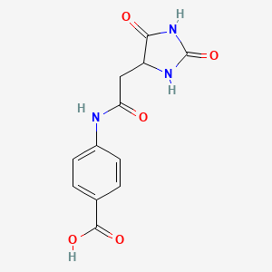 4-{[2-(2,5-DIOXO-4-IMIDAZOLIDINYL)ACETYL]AMINO}BENZOIC ACID