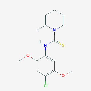 N-(4-chloro-2,5-dimethoxyphenyl)-2-methylpiperidine-1-carbothioamide