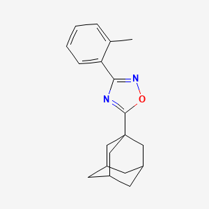 5-(ADAMANTAN-1-YL)-3-(2-METHYLPHENYL)-1,2,4-OXADIAZOLE