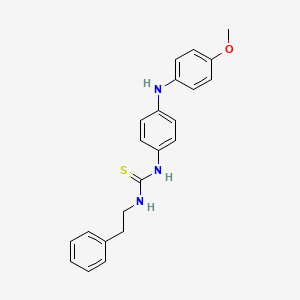 N-[4-(4-METHOXYANILINO)PHENYL]-N'-PHENETHYLTHIOUREA