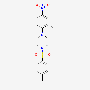 1-(2-methyl-4-nitrophenyl)-4-[(4-methylphenyl)sulfonyl]piperazine