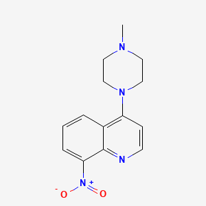 4-(4-Methylpiperazin-1-yl)-8-nitroquinoline