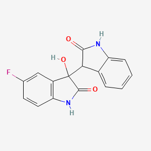 5-fluoro-3-hydroxy-1,1',3,3'-tetrahydro-2H,2'H-3,3'-biindole-2,2'-dione