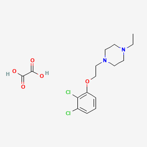 1-[2-(2,3-dichlorophenoxy)ethyl]-4-ethylpiperazine oxalate