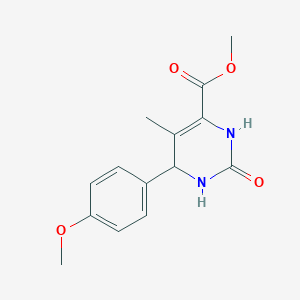 methyl 4-(4-methoxyphenyl)-5-methyl-2-oxo-3,4-dihydro-1H-pyrimidine-6-carboxylate