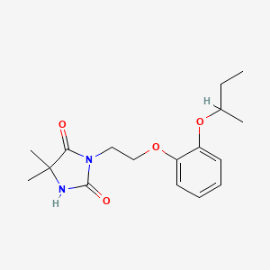 3-[2-(2-Butan-2-yloxyphenoxy)ethyl]-5,5-dimethylimidazolidine-2,4-dione