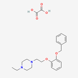 1-{2-[2-(benzyloxy)phenoxy]ethyl}-4-ethylpiperazine oxalate