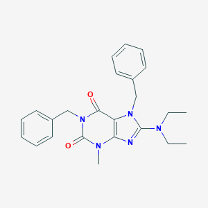 1,7-dibenzyl-8-(diethylamino)-3-methyl-3,7-dihydro-1H-purine-2,6-dione