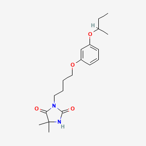 3-[4-(3-sec-butoxyphenoxy)butyl]-5,5-dimethyl-2,4-imidazolidinedione