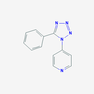 molecular formula C12H9N5 B414388 4-(5-Phenyltetrazol-1-yl)pyridine CAS No. 57761-77-0