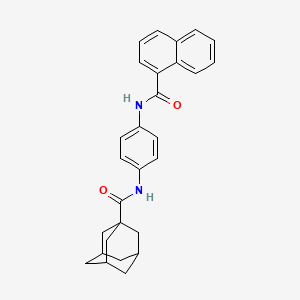 N-[4-(1-naphthoylamino)phenyl]-1-adamantanecarboxamide