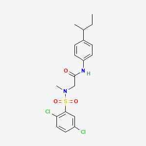 N~1~-(4-sec-butylphenyl)-N~2~-[(2,5-dichlorophenyl)sulfonyl]-N~2~-methylglycinamide