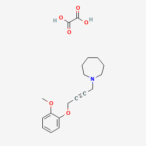 1-[4-(2-methoxyphenoxy)-2-butyn-1-yl]azepane oxalate