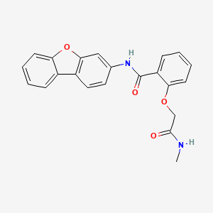 N-dibenzo[b,d]furan-3-yl-2-[2-(methylamino)-2-oxoethoxy]benzamide